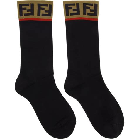 black fendi socks|Fendi.